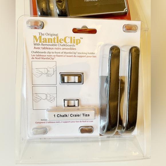 Christmas Mantle Clips with Chalk Boards - Picture 3 of 3